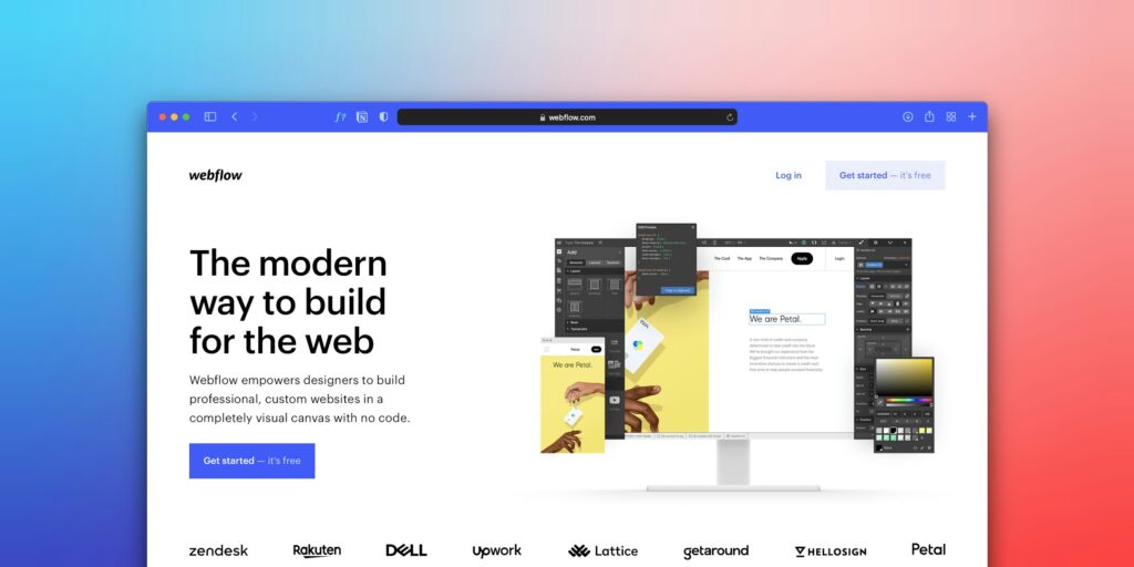 webflow website builder singapore